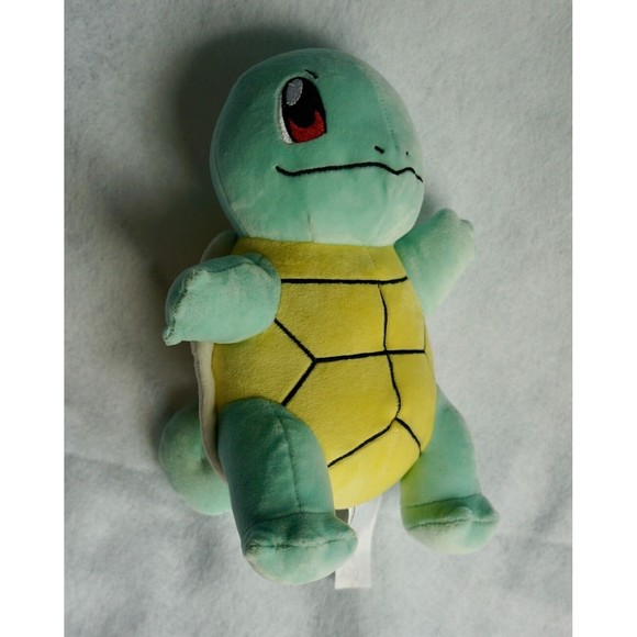 Pokemon Plushed Stuffed Animals - Lot Of 2 Pikachu and Squirtle - Picture 2 of 5